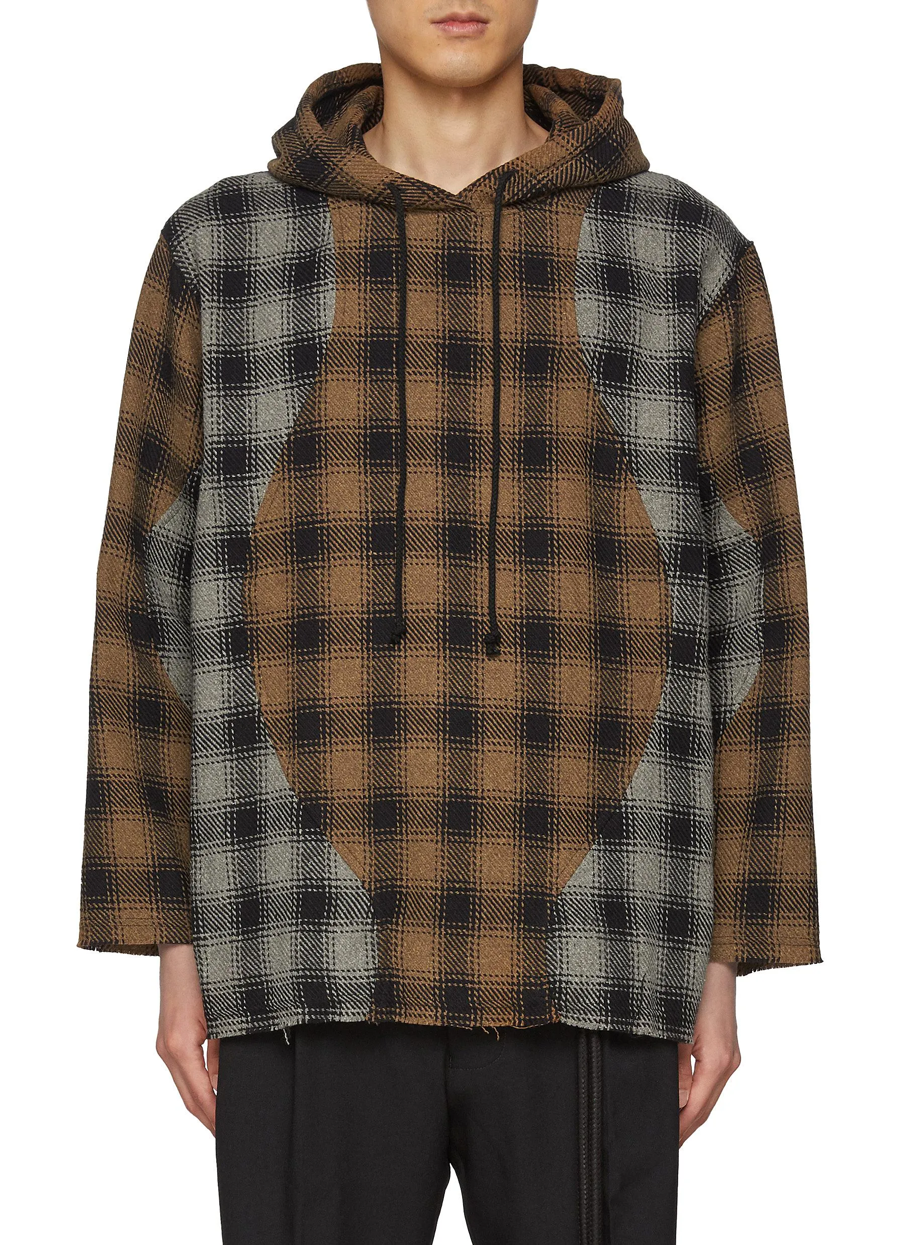 -----------SONG FOR THE MUTE  ---- ------------ ----Tartan Checkered Hoodie --