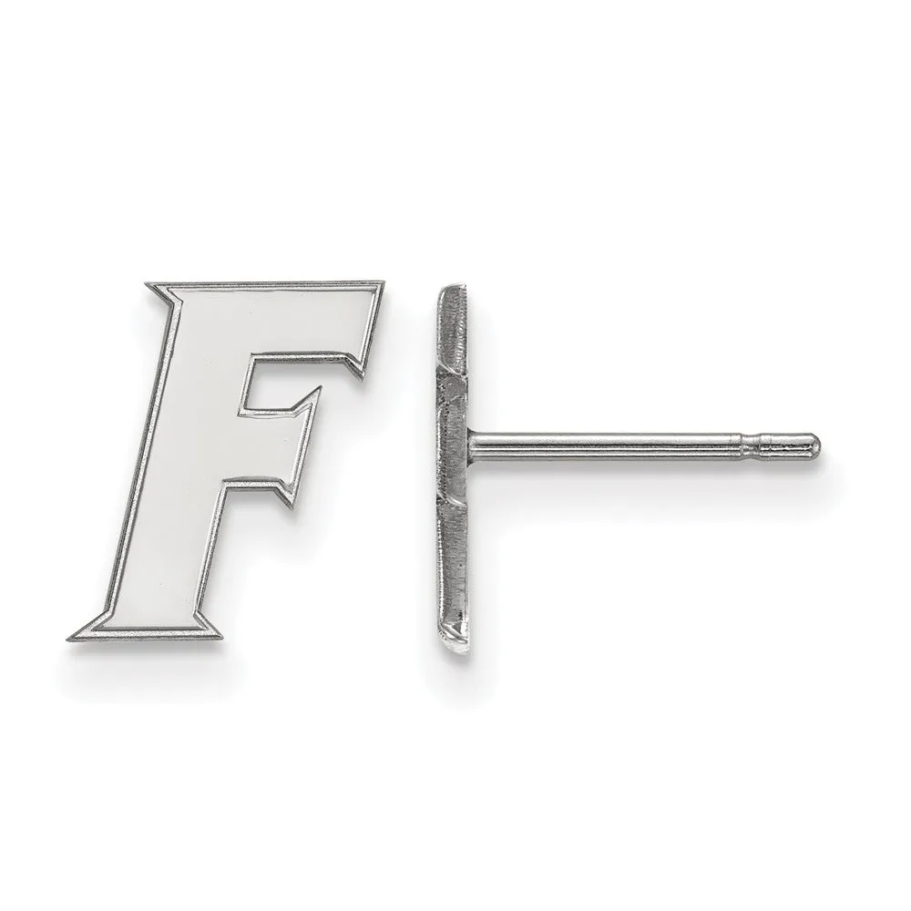 10k White Gold University of Florida XS (Tiny) Post Earrings