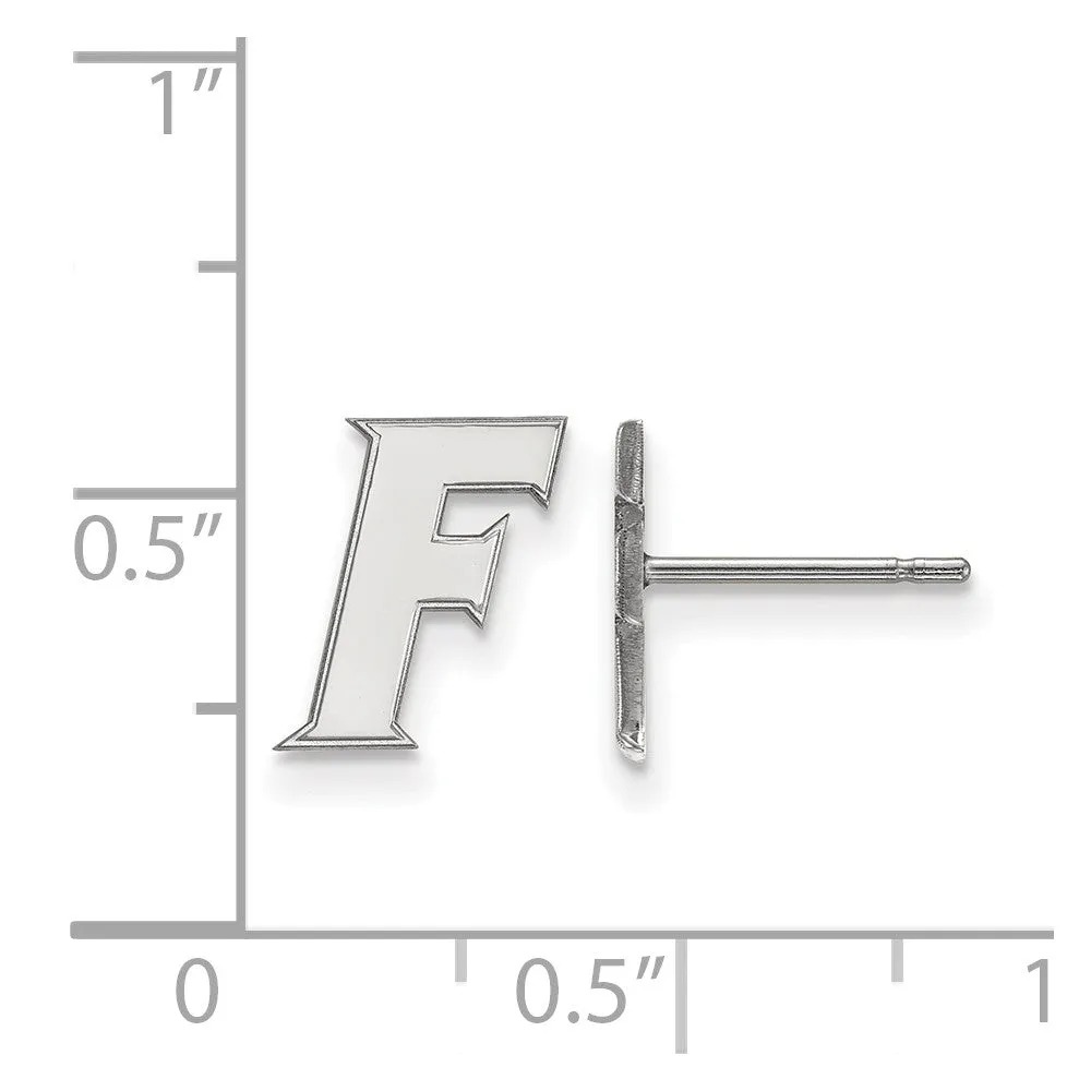 10k White Gold University of Florida XS (Tiny) Post Earrings