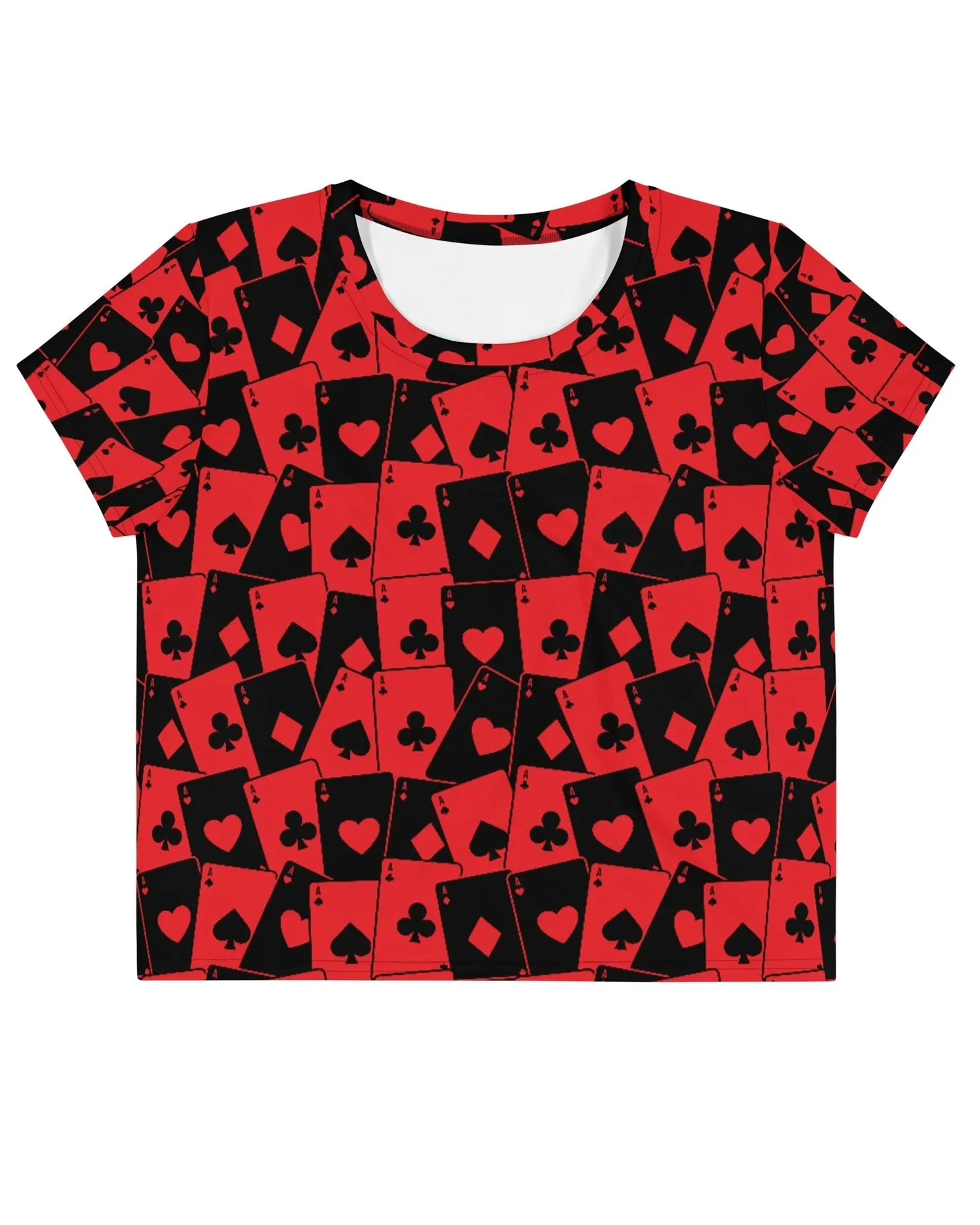 Ace Of Hearts Crop Tee