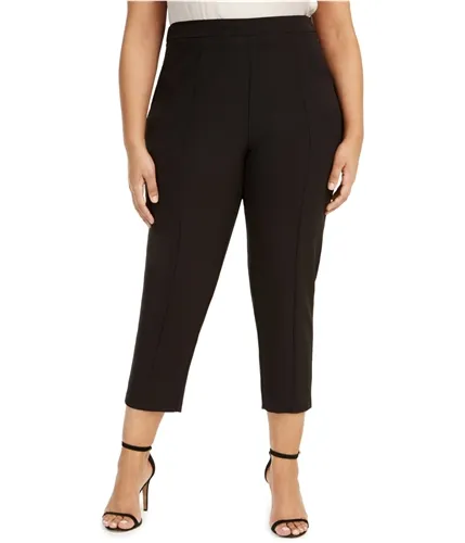 Adrianna Papell Womens Straight-Leg Casual Cropped Pants