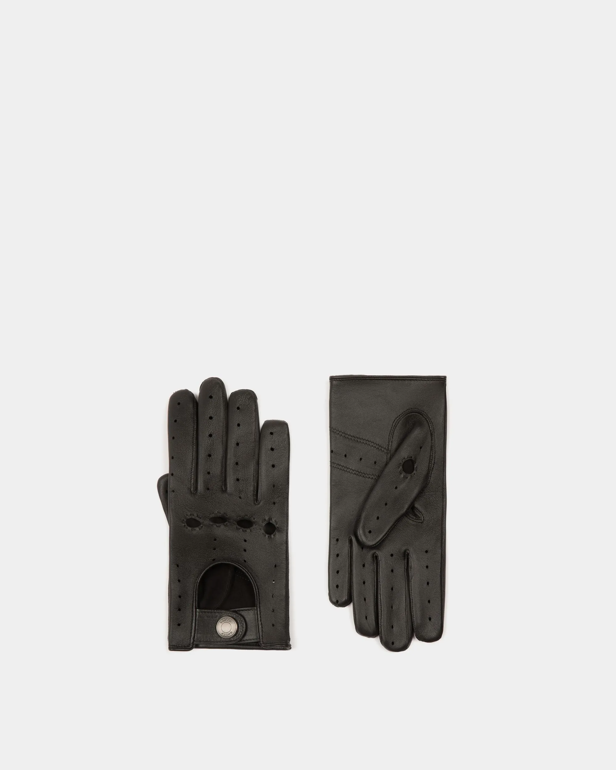 Adrien Brody Travel Collection Gloves In Black Leather 