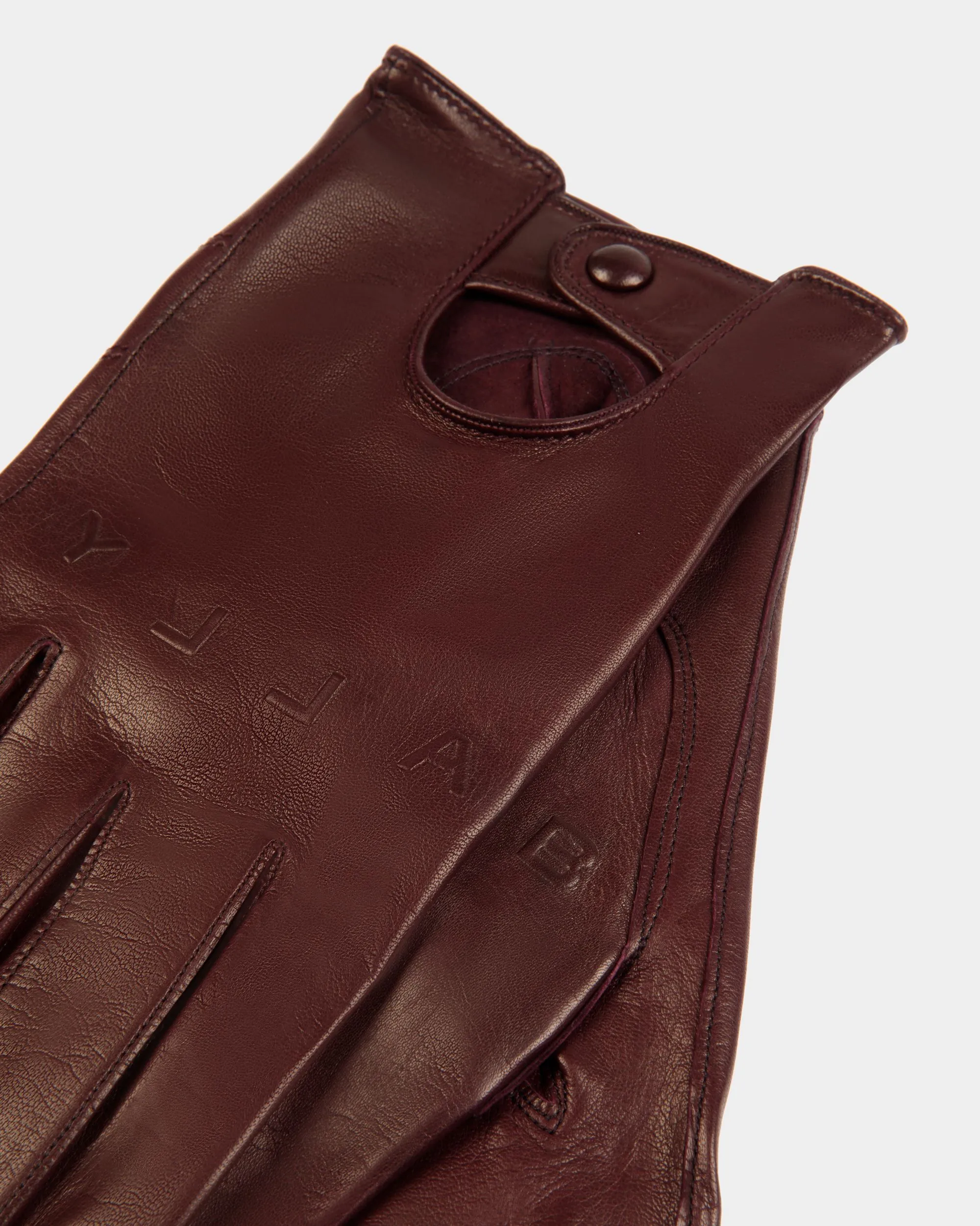 Adrien Brody Travel Collection Gloves In Brown Leather 