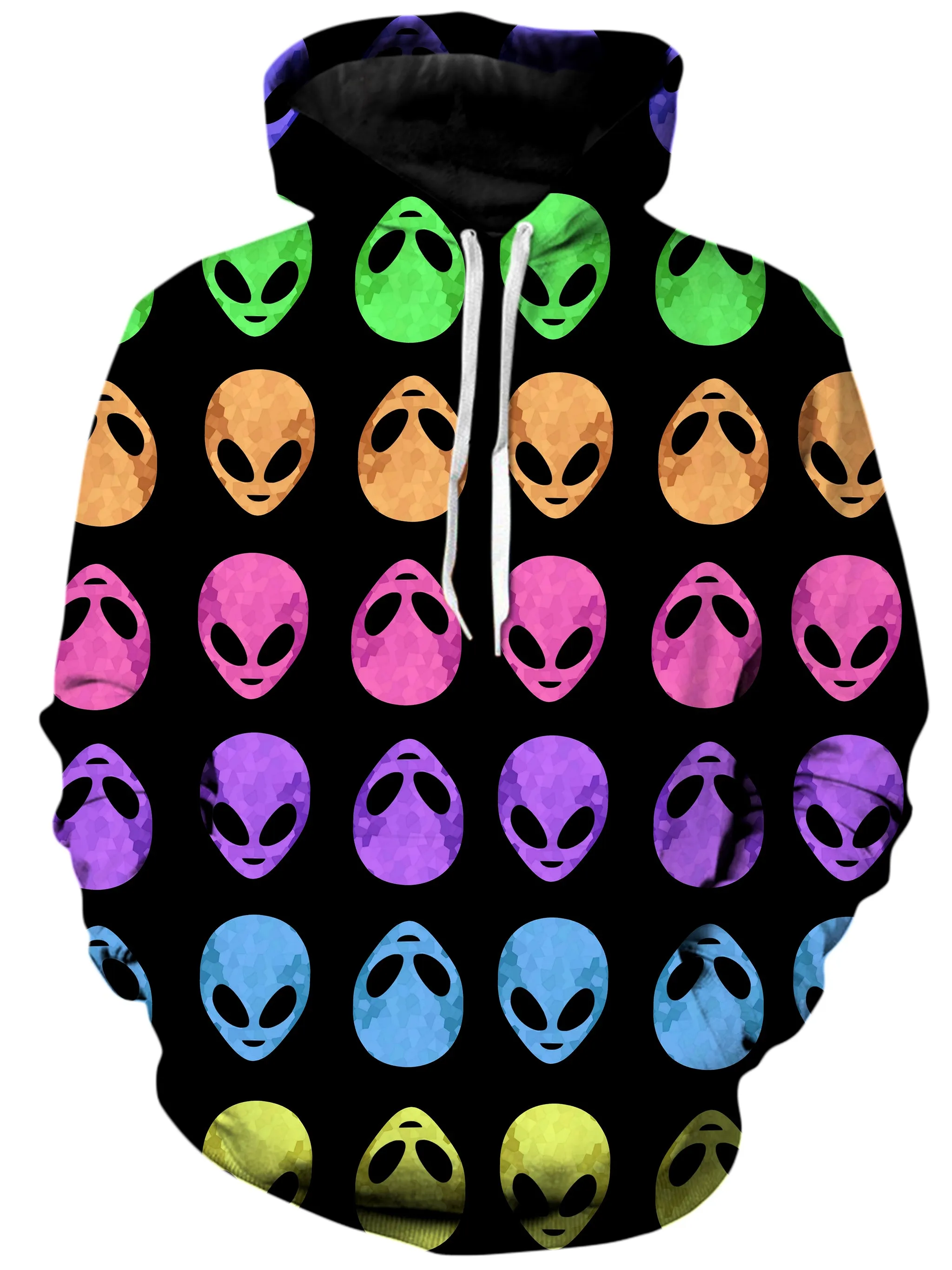 Alien Pattern Hoodie and Leggings Combo