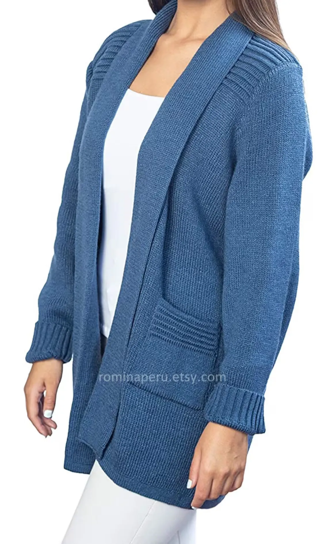 Alpaca Wool Womens Cardigan - Warm, Soft & Thick