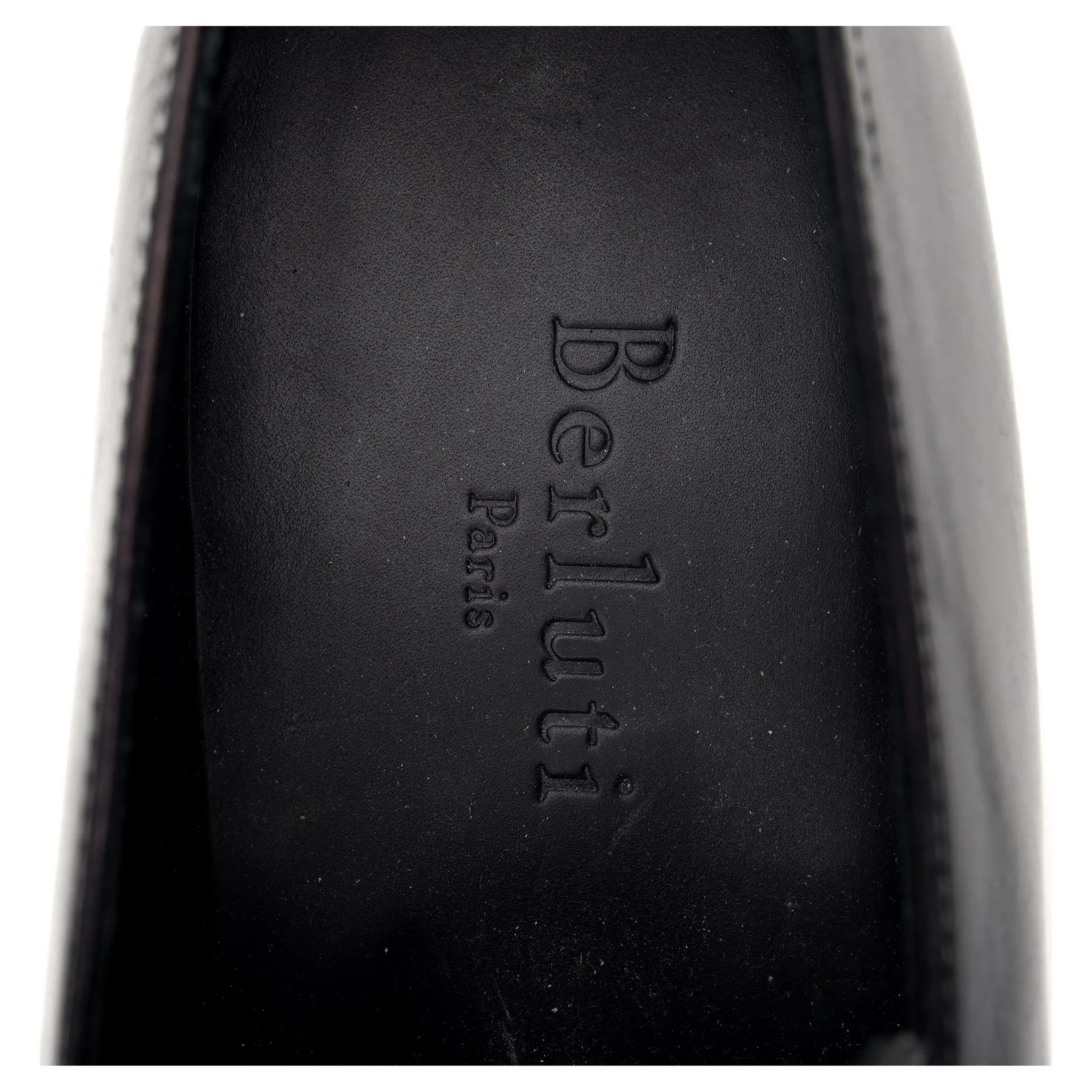 'Andy' Black Leather Loafers UK 9