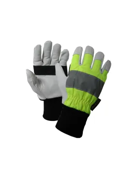 Arbortec - TH041 Standard Class Chainsaw Gloves - Green - Grey - 2020ppe Size 8