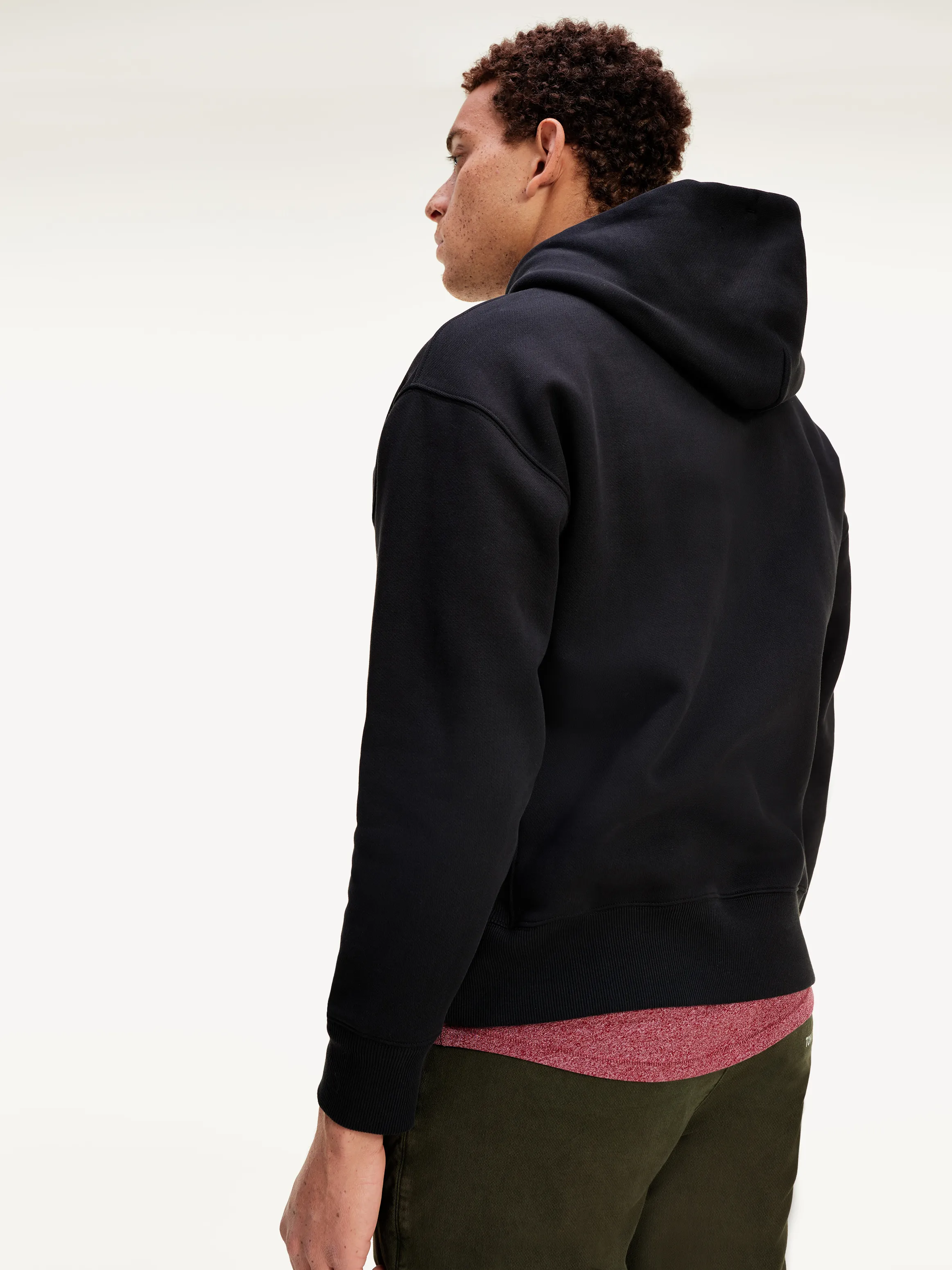 Badge Organic Cotton Fleece Hoody | Sweatshirts & Hoodies | Tommy Hilfiger