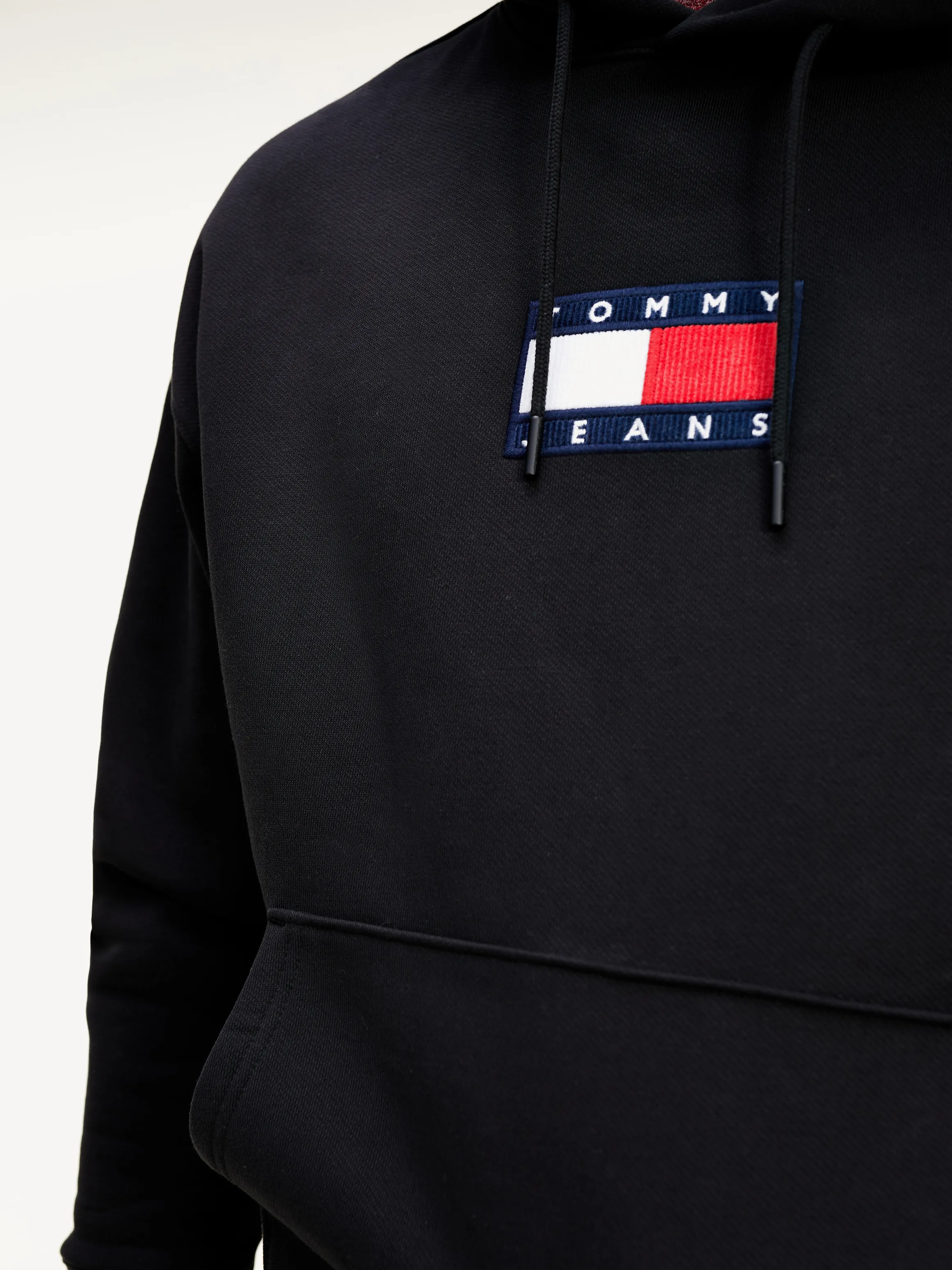 Badge Organic Cotton Fleece Hoody | Sweatshirts & Hoodies | Tommy Hilfiger