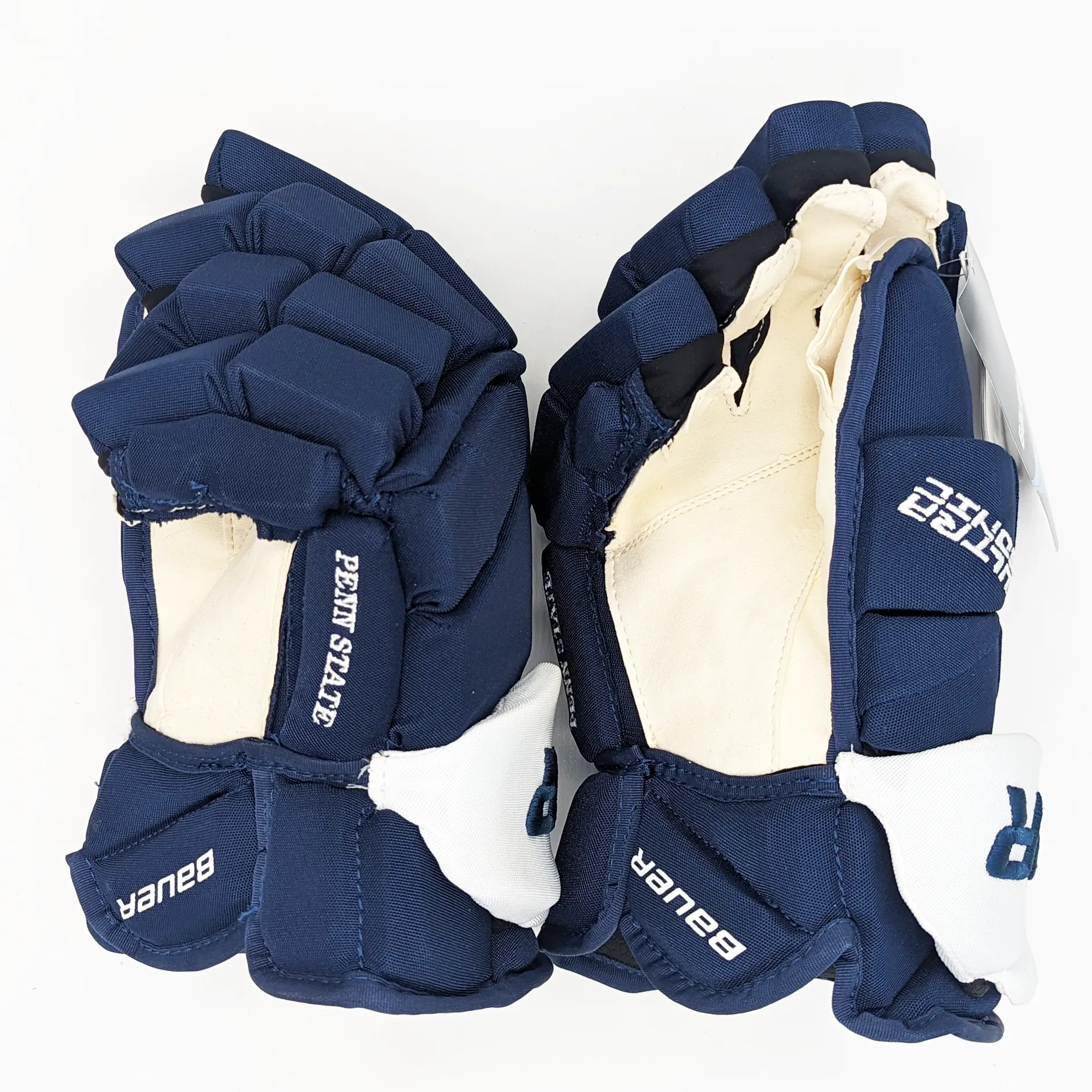 Bauer Supreme Ultrasonic - NCAA Pro Stock Gloves (Navy/White) - Intermediate