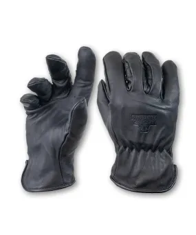 Bear Knuckles Water Resistant Black Cowhide Driver Gloves