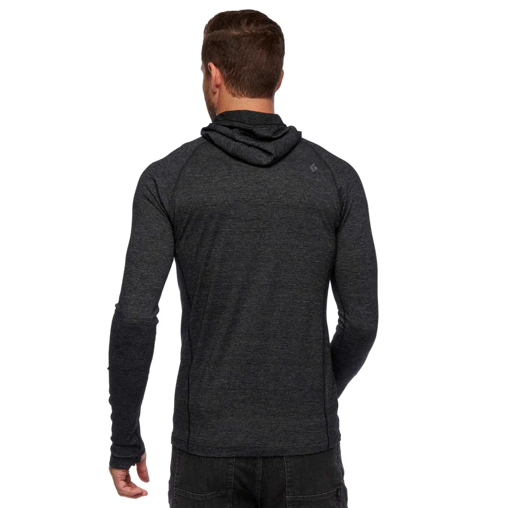 Black Diamond Men's Solution 150 Merino Baselayer Crew Half Zip Hoody