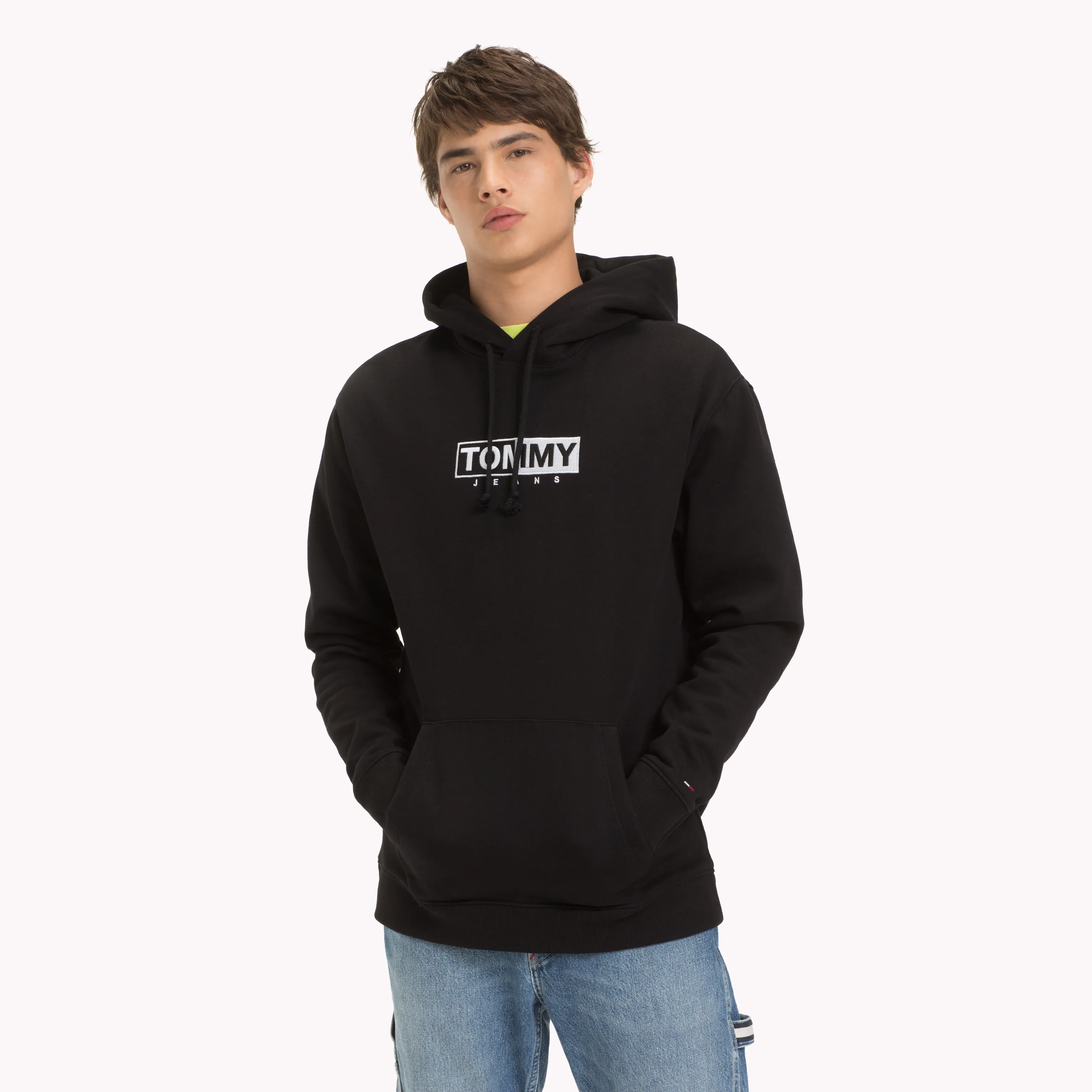 Black Fleece Embroidered Hoody | Sweatshirts & Hoodies | Tommy Hilfiger