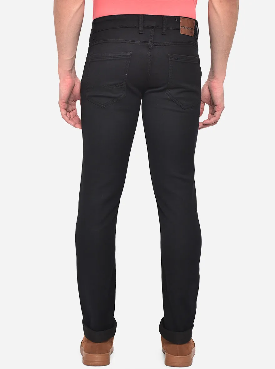 Black Washed Narrow Fit Jeans | Greenfibre