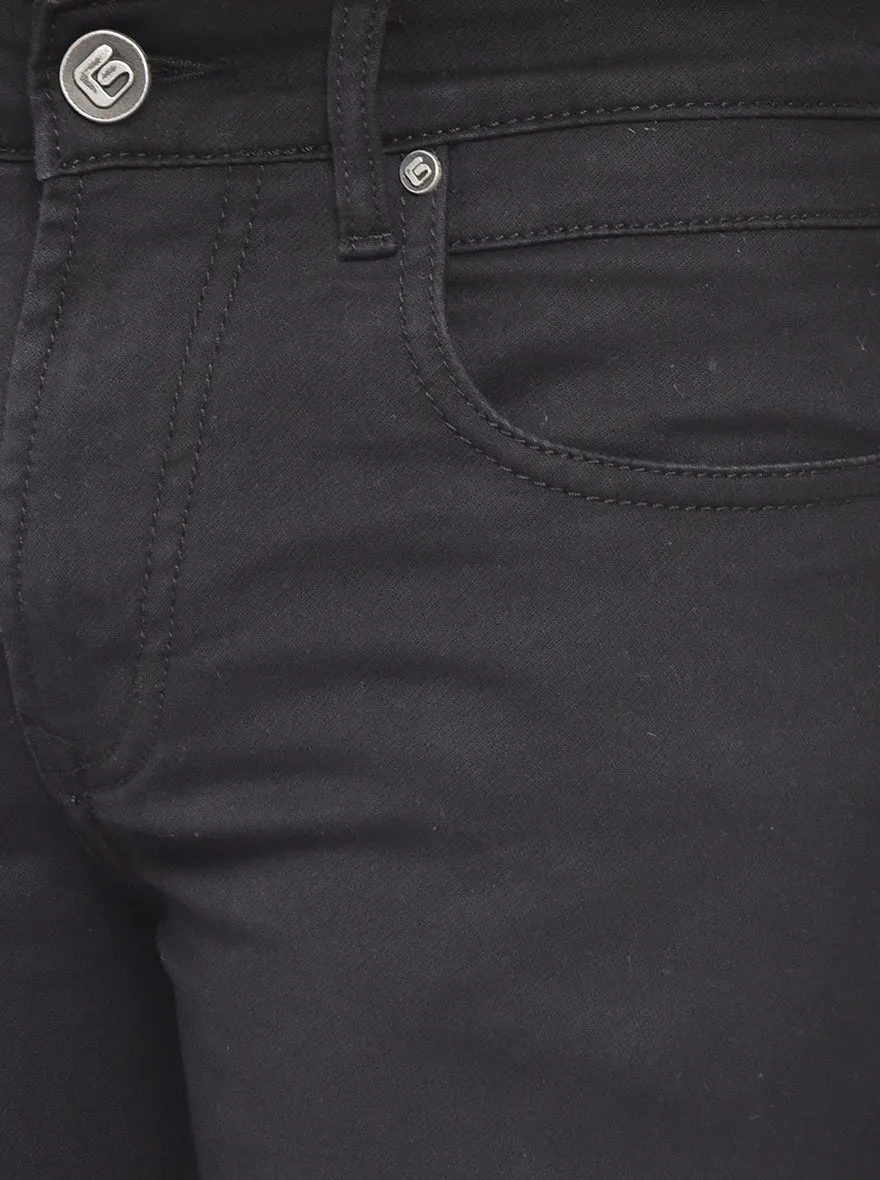 Black Washed Narrow Fit Jeans | Greenfibre