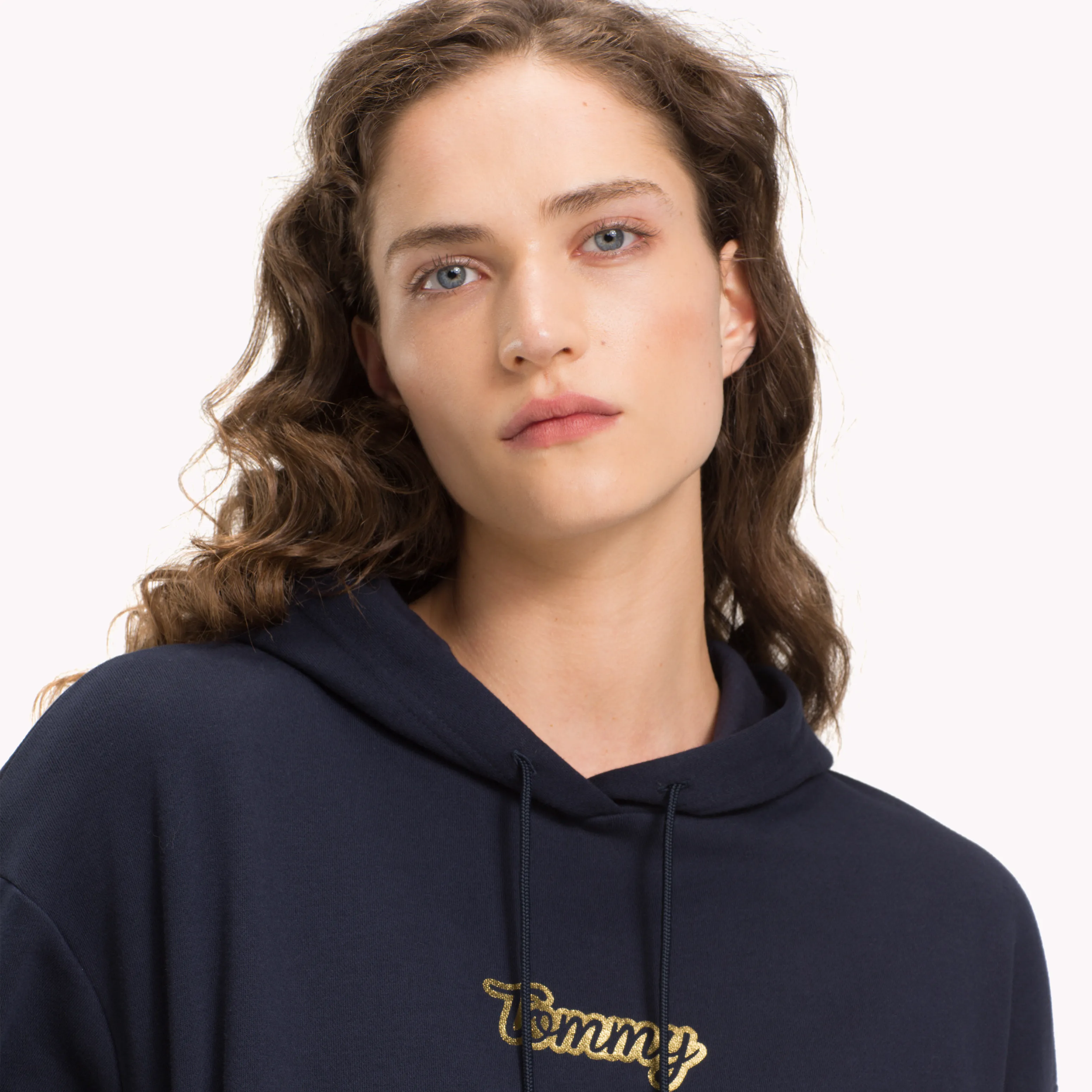 Blue Cotton Blend Star Hoody | Sweatshirts & Hoodies | Tommy Hilfiger