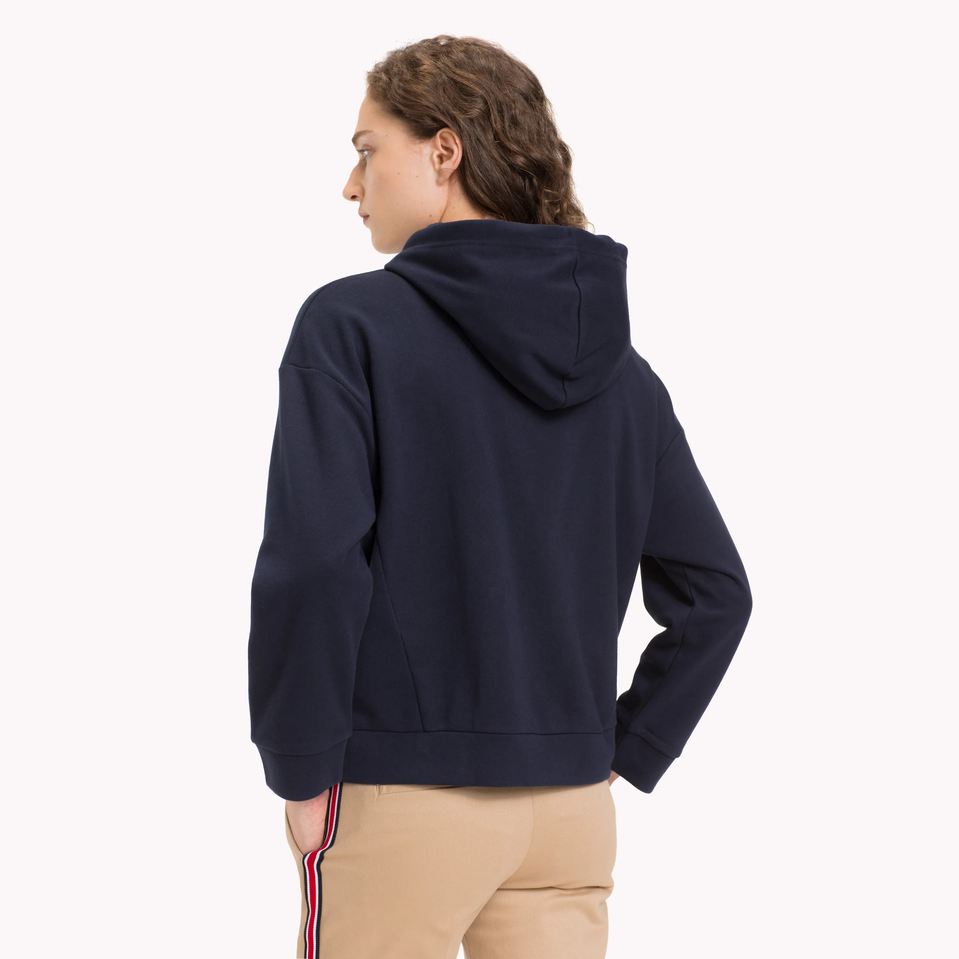 Blue Cotton Blend Star Hoody | Sweatshirts & Hoodies | Tommy Hilfiger