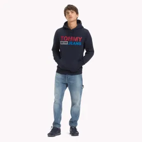 Blue Cotton Logo Hoody | Sweatshirts & Hoodies | Tommy Hilfiger