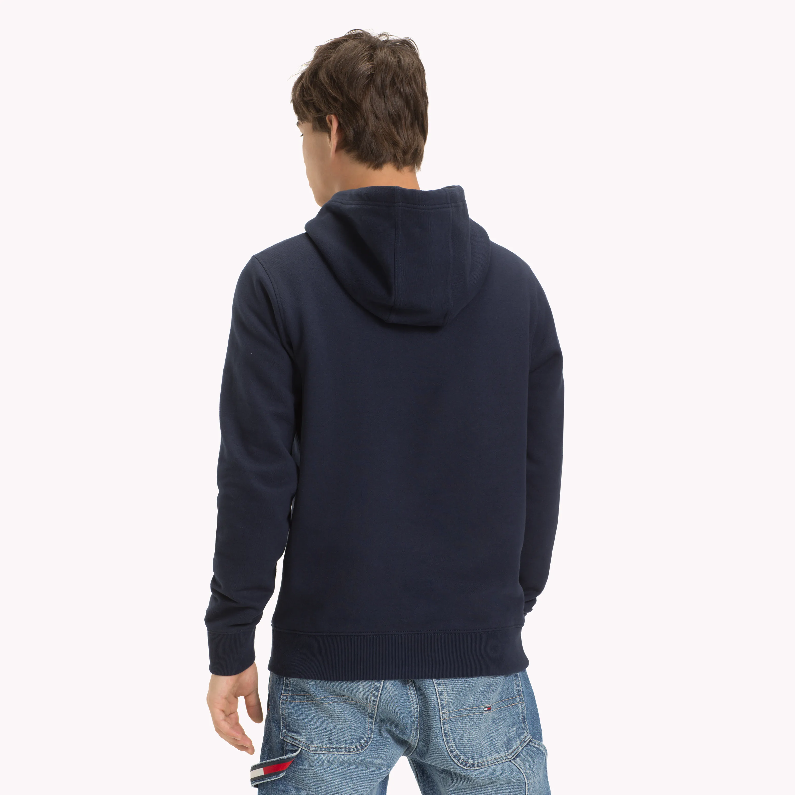 Blue Cotton Logo Hoody | Sweatshirts & Hoodies | Tommy Hilfiger