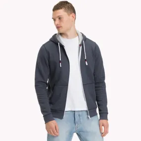 Blue Regular Fit Zipped Hoody | Sweatshirts & Hoodies | Tommy Hilfiger