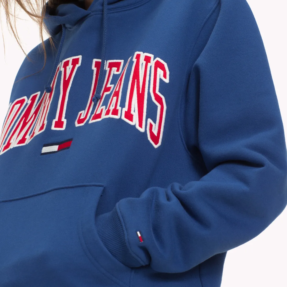 Blue Tommy Classics Drawstring Hoody | Sweatshirts & Hoodies | Tommy Hilfiger