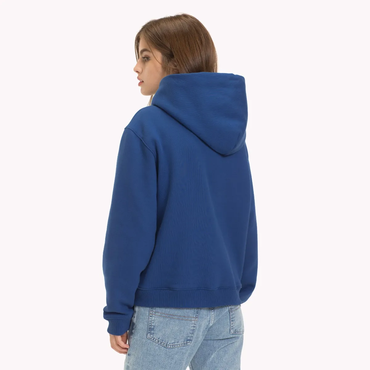 Blue Tommy Classics Drawstring Hoody | Sweatshirts & Hoodies | Tommy Hilfiger