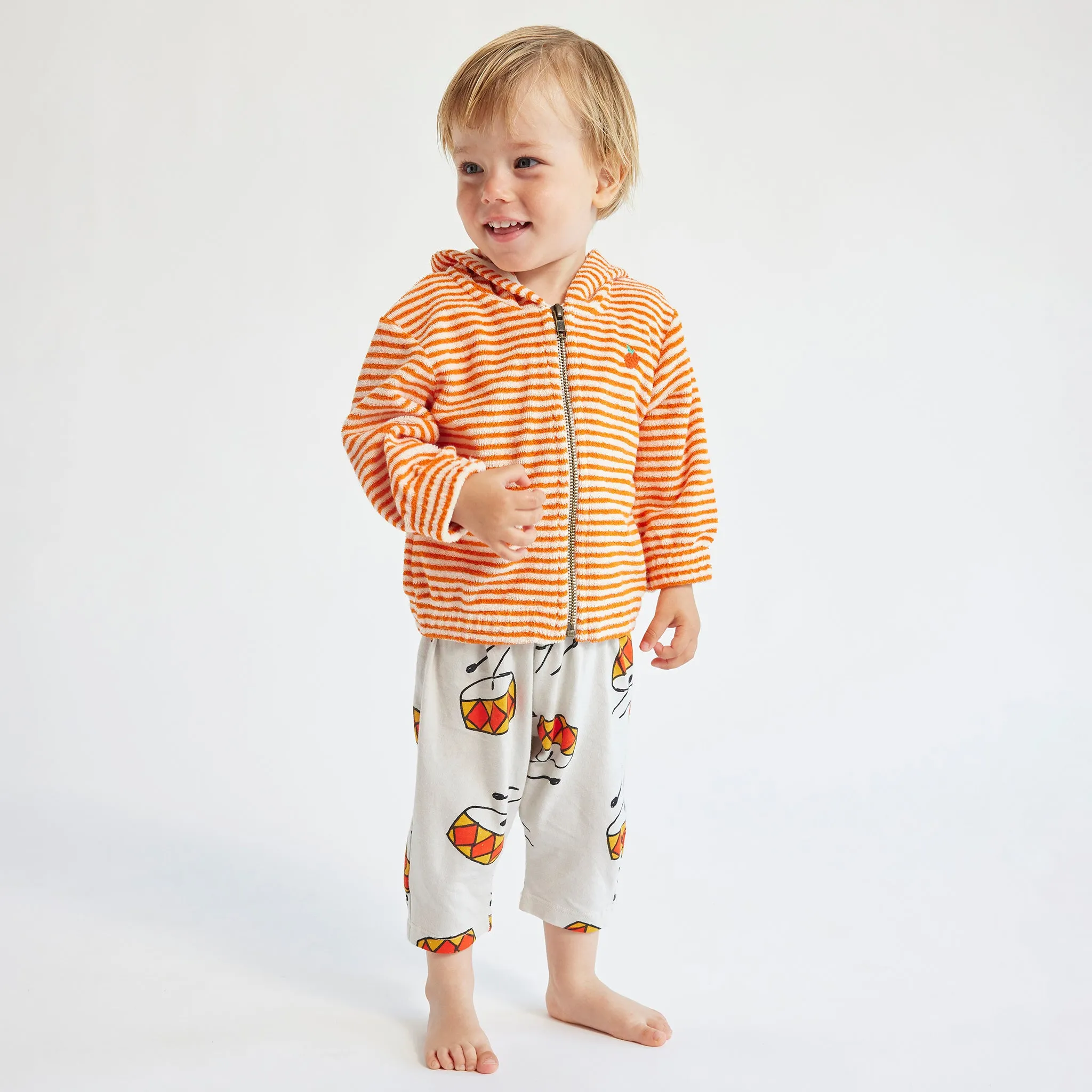 Bobo Choses Baby Play The Drum All Over Pants Grey