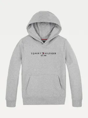 Boys 8-16 Essential Organic Cotton Logo Hoody | Sweatshirts & Hoodies | Tommy Hilfiger