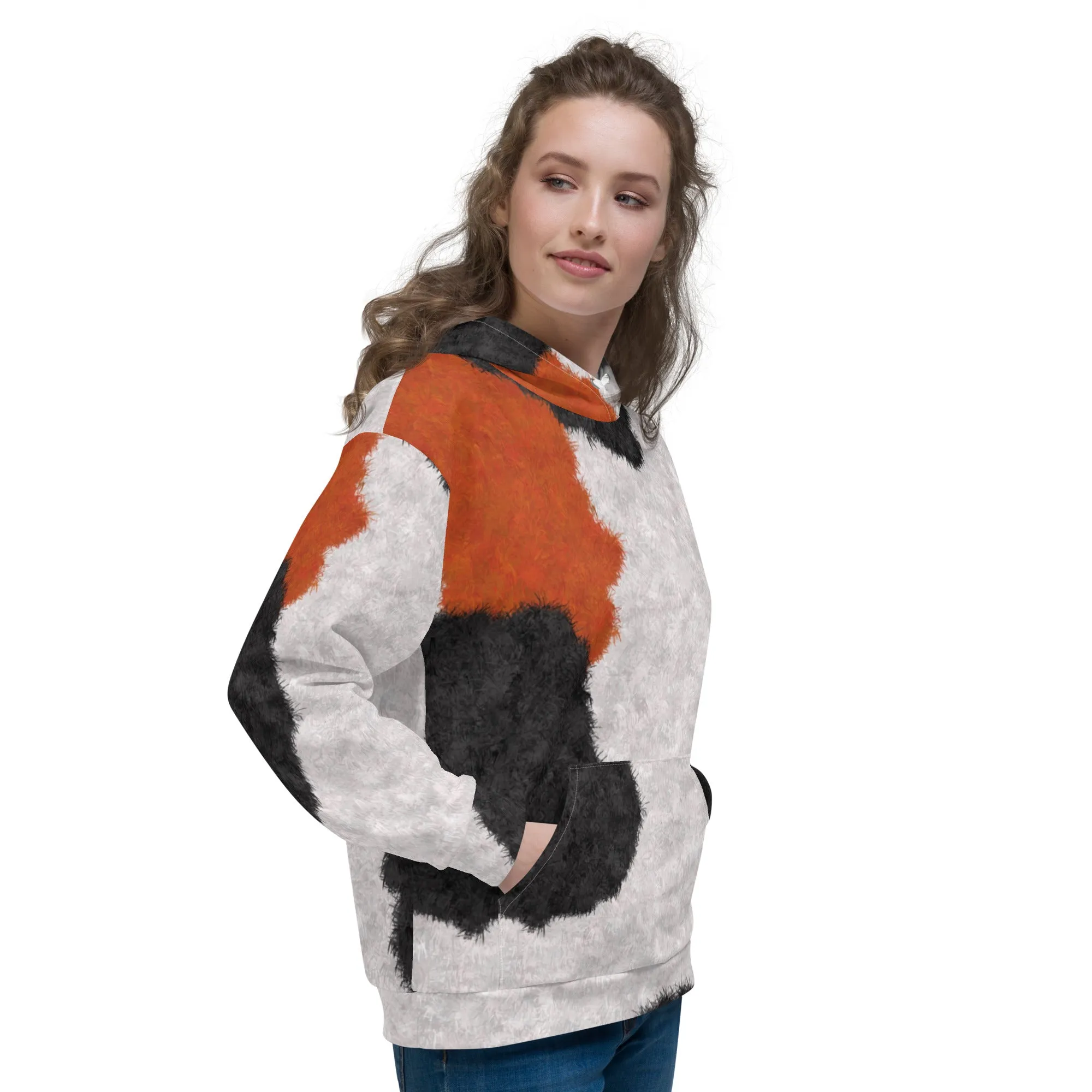 Calico Cat Fur Print Unisex Hoodie