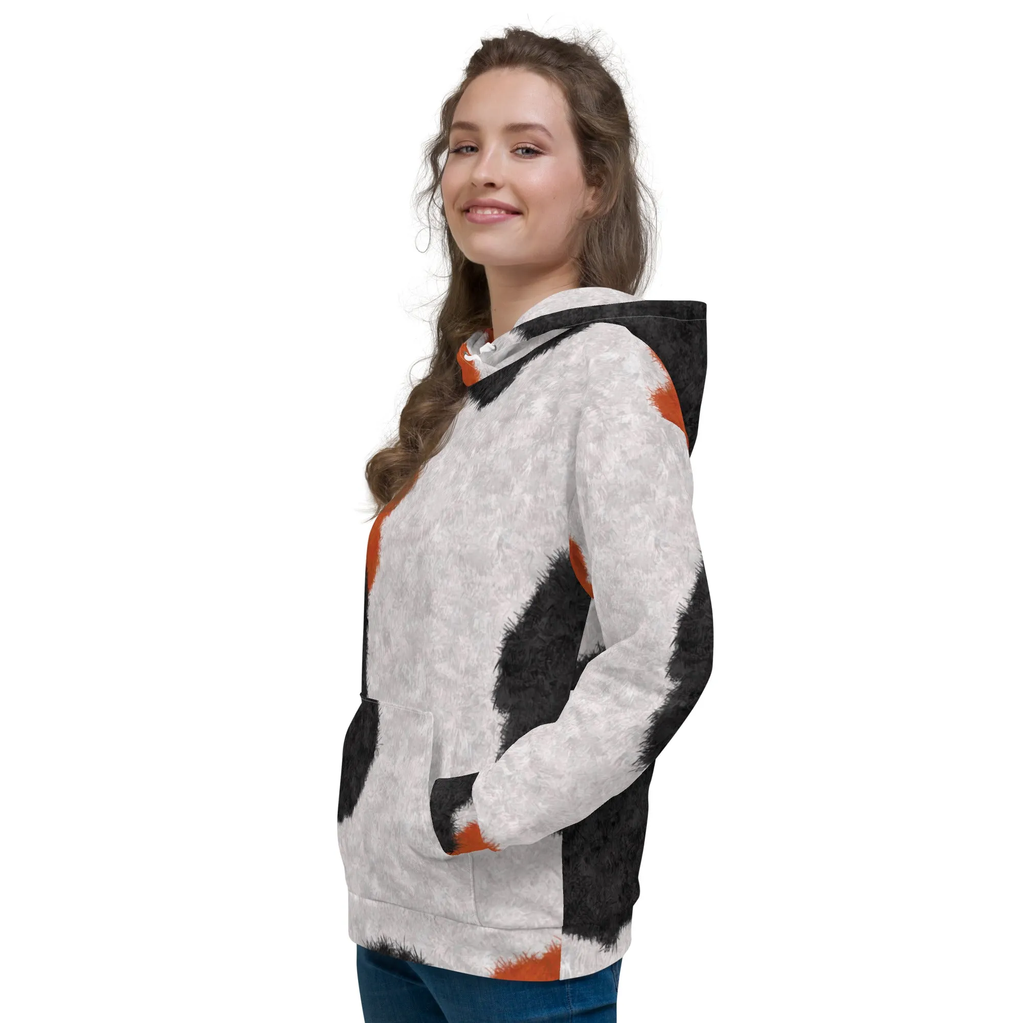 Calico Cat Fur Print Unisex Hoodie