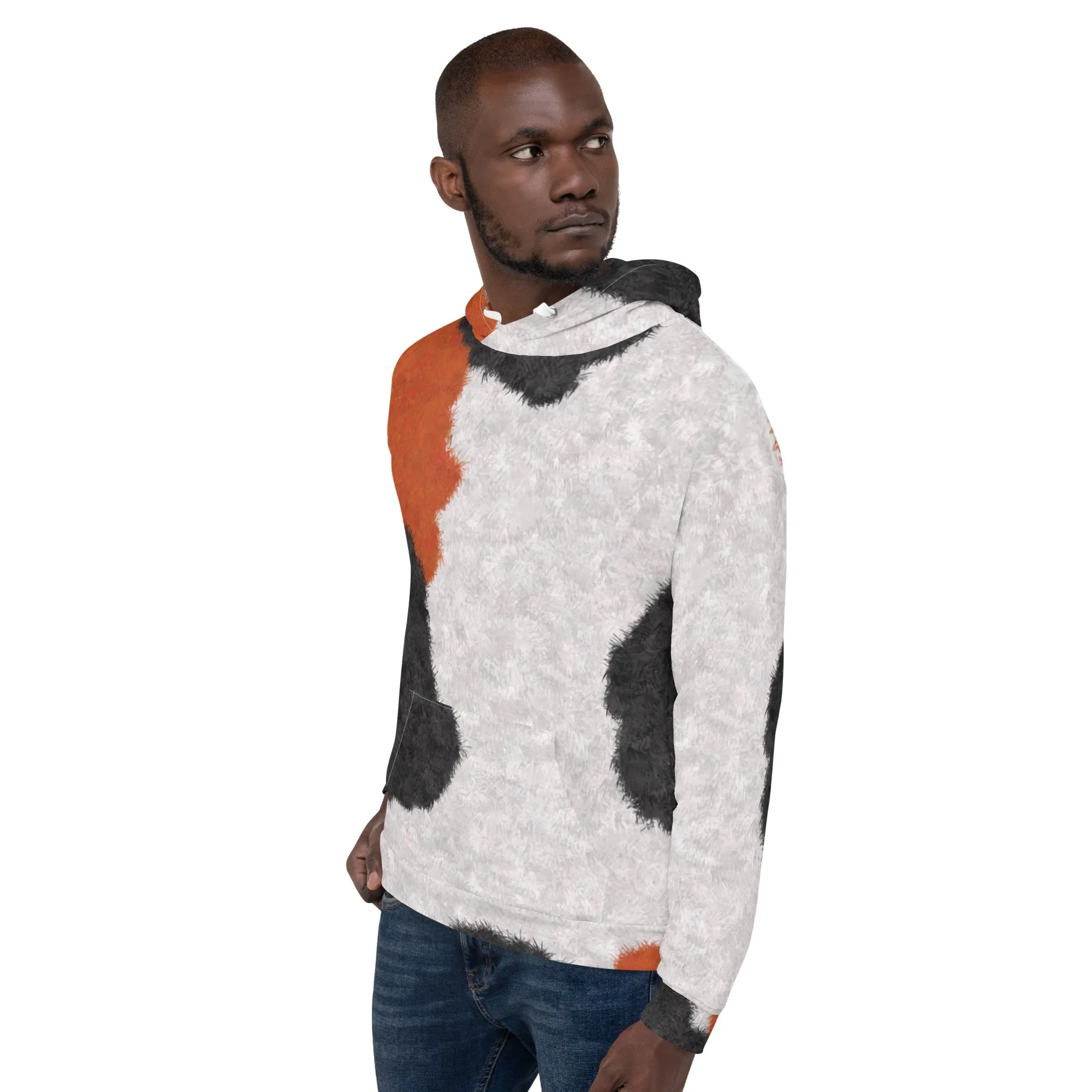 Calico Cat Fur Print Unisex Hoodie