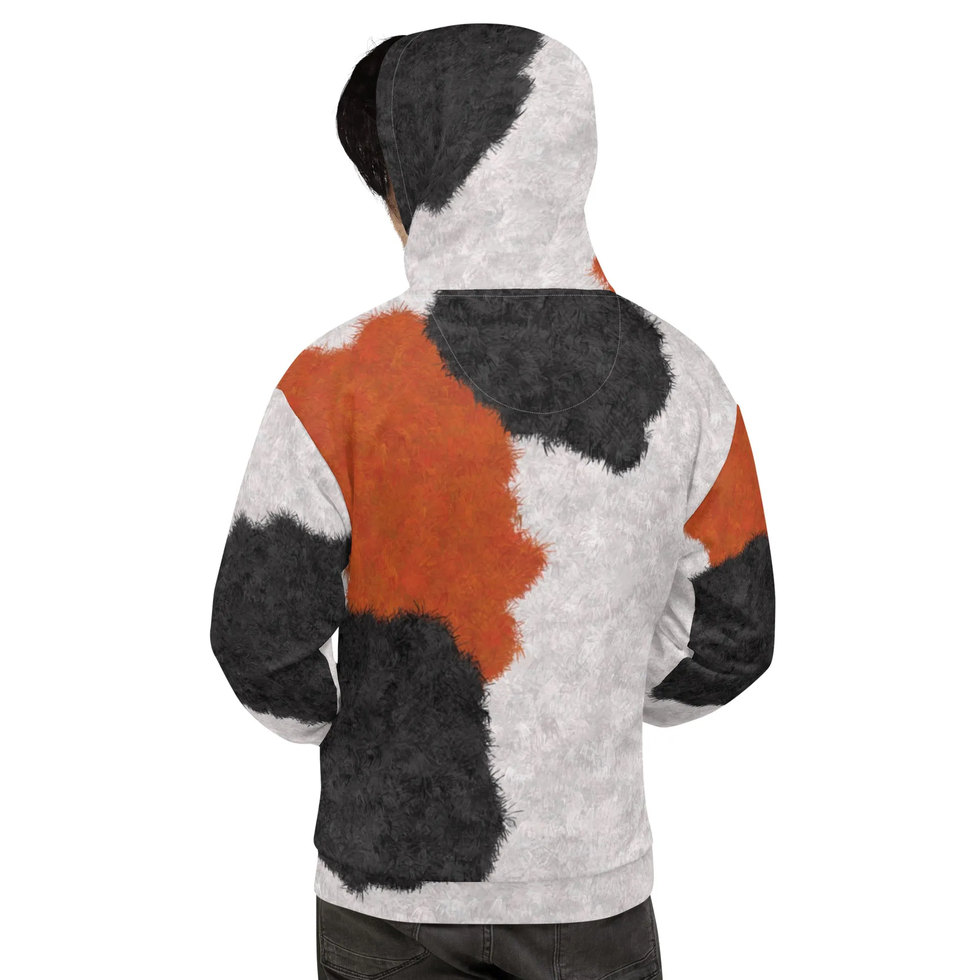 Calico Cat Fur Print Unisex Hoodie