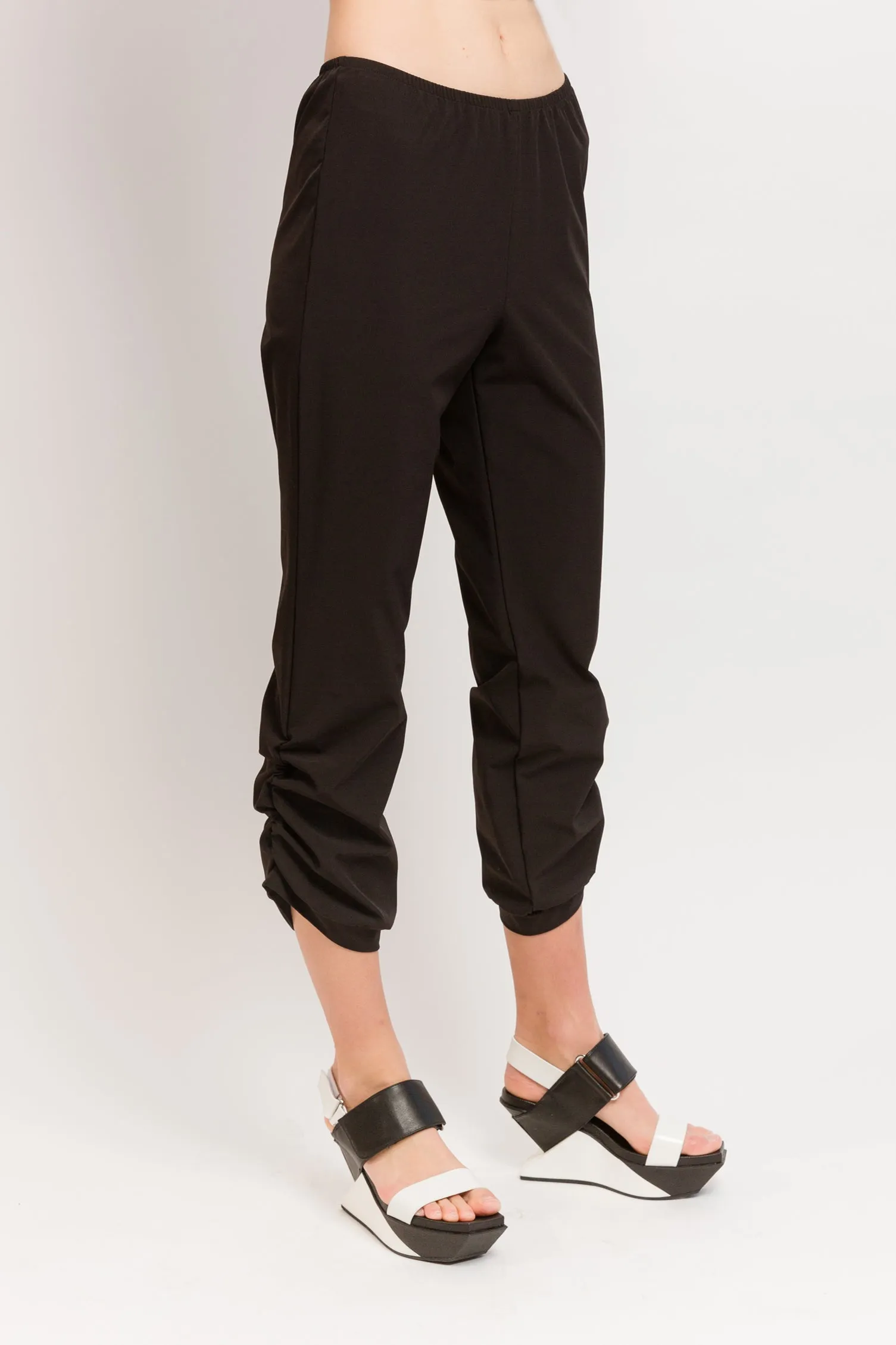 Caterpillar Pant in Black Techno Stretch