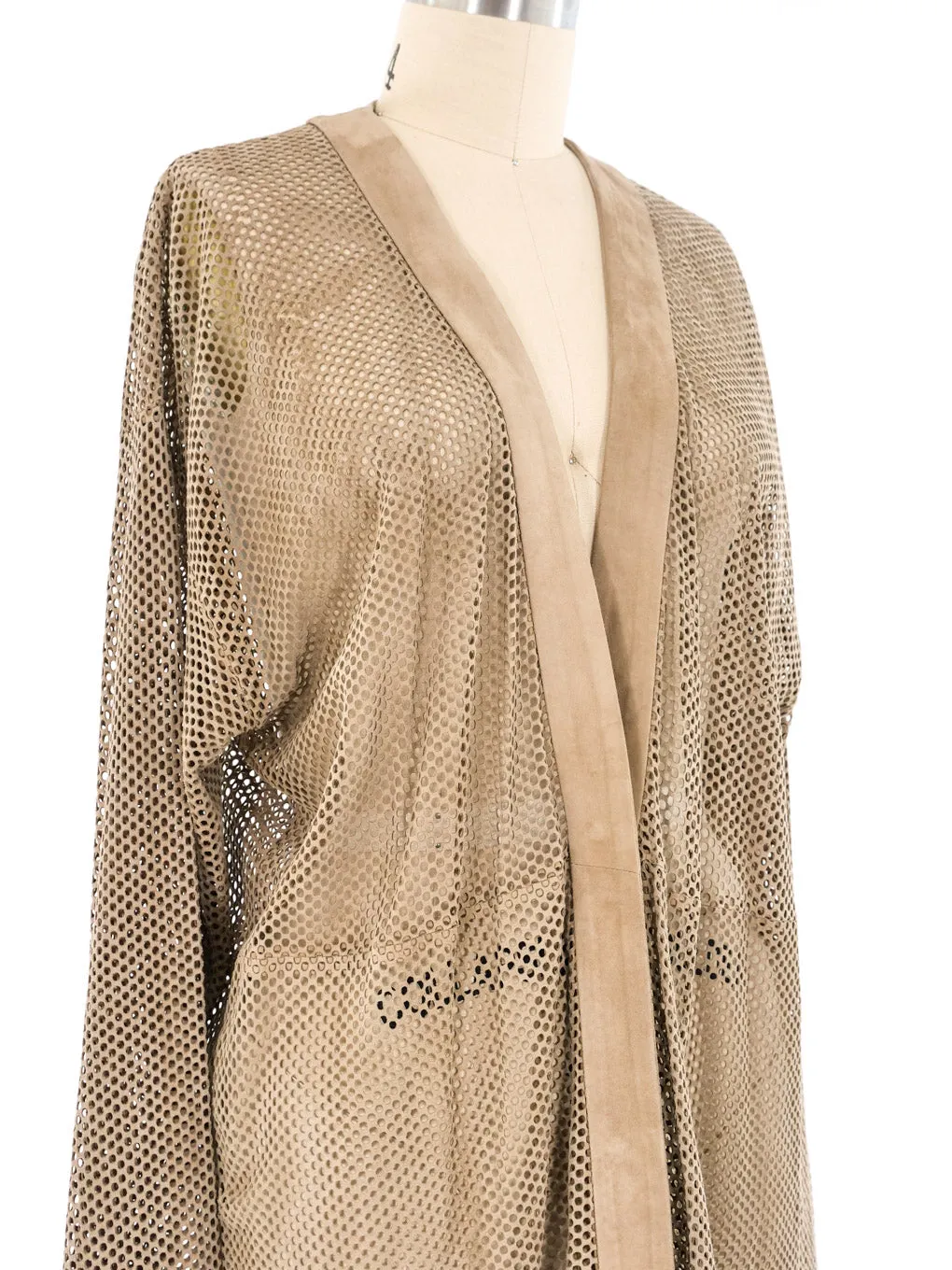 Celine Perforated Suede Jacket