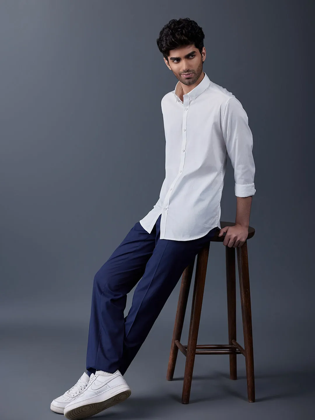 Classic Cotton Twill White Shirt - Everyday