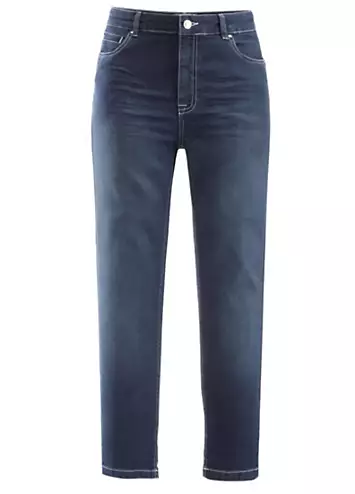 Cropped Zip-Up Jeans by Witt | Grattan