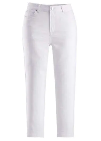 Cropped Zip-Up Jeans by Witt | Grattan