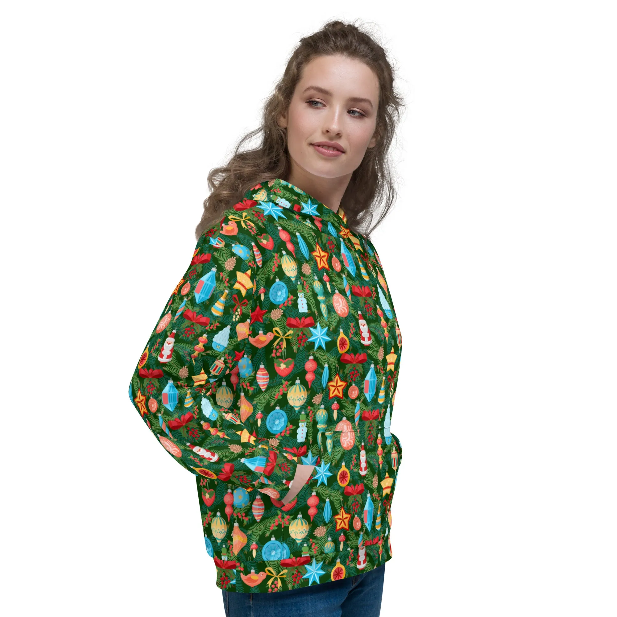 Decorated Tree Unisex Hoodie