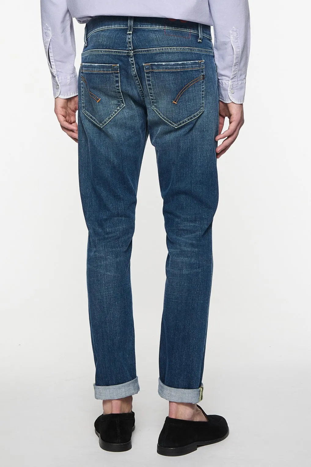 Dondup Jeans George Skinny Denim Medio Uomo