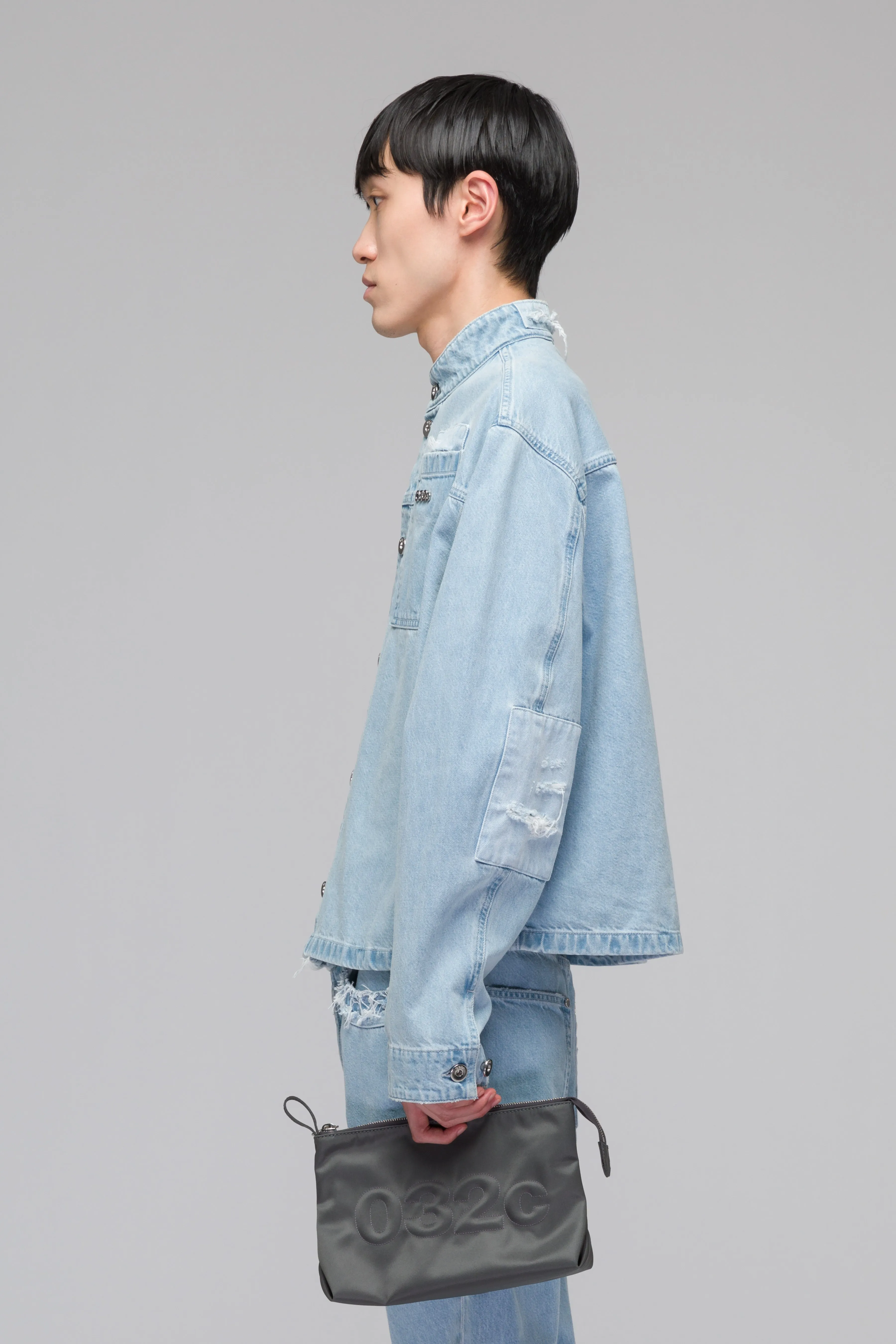 'DOUBLE SHIFT' PATCHWORK DENIM JACKET