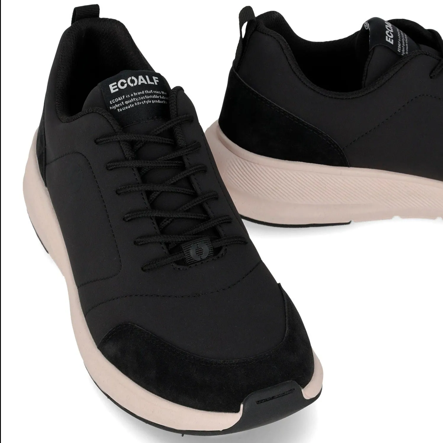 ECOALF | SNEAKERS HOMBRE | AMIATA BLACK | NEGRO