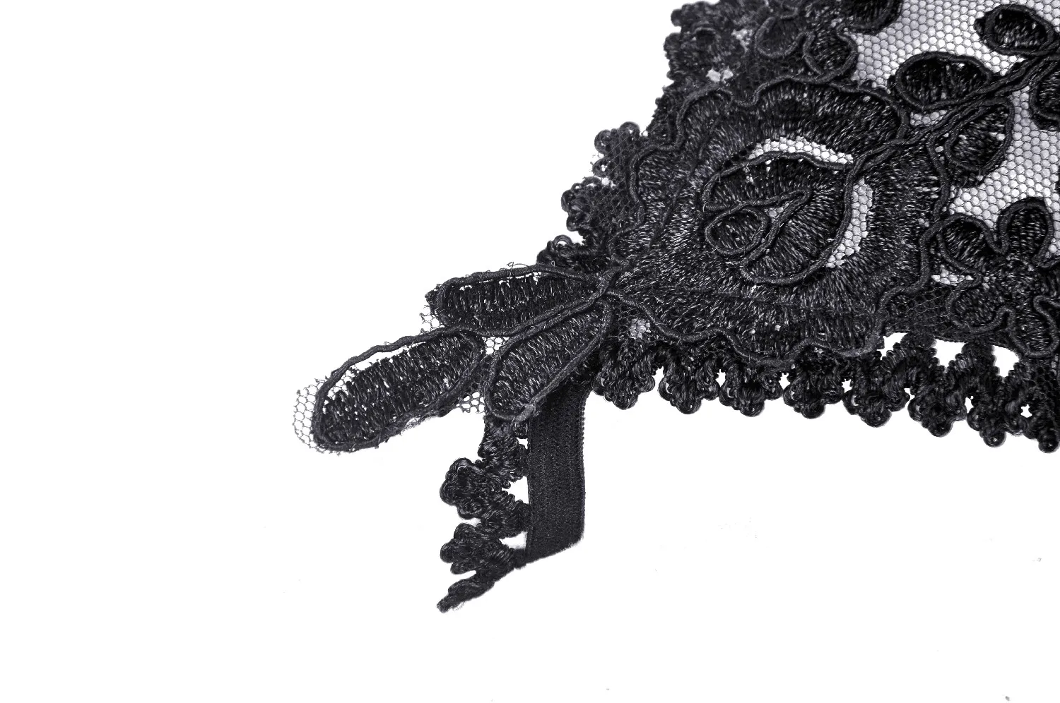 Elegant Gothic Lace Embroidery Gloves for Women