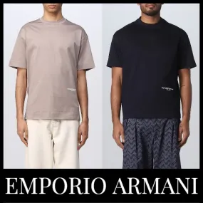 EMPORIO ARMANI  |Cotton Logo T-Shirts