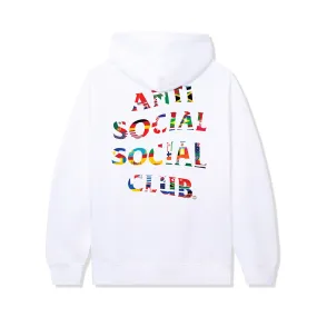 Flag Collage Hoodie - White