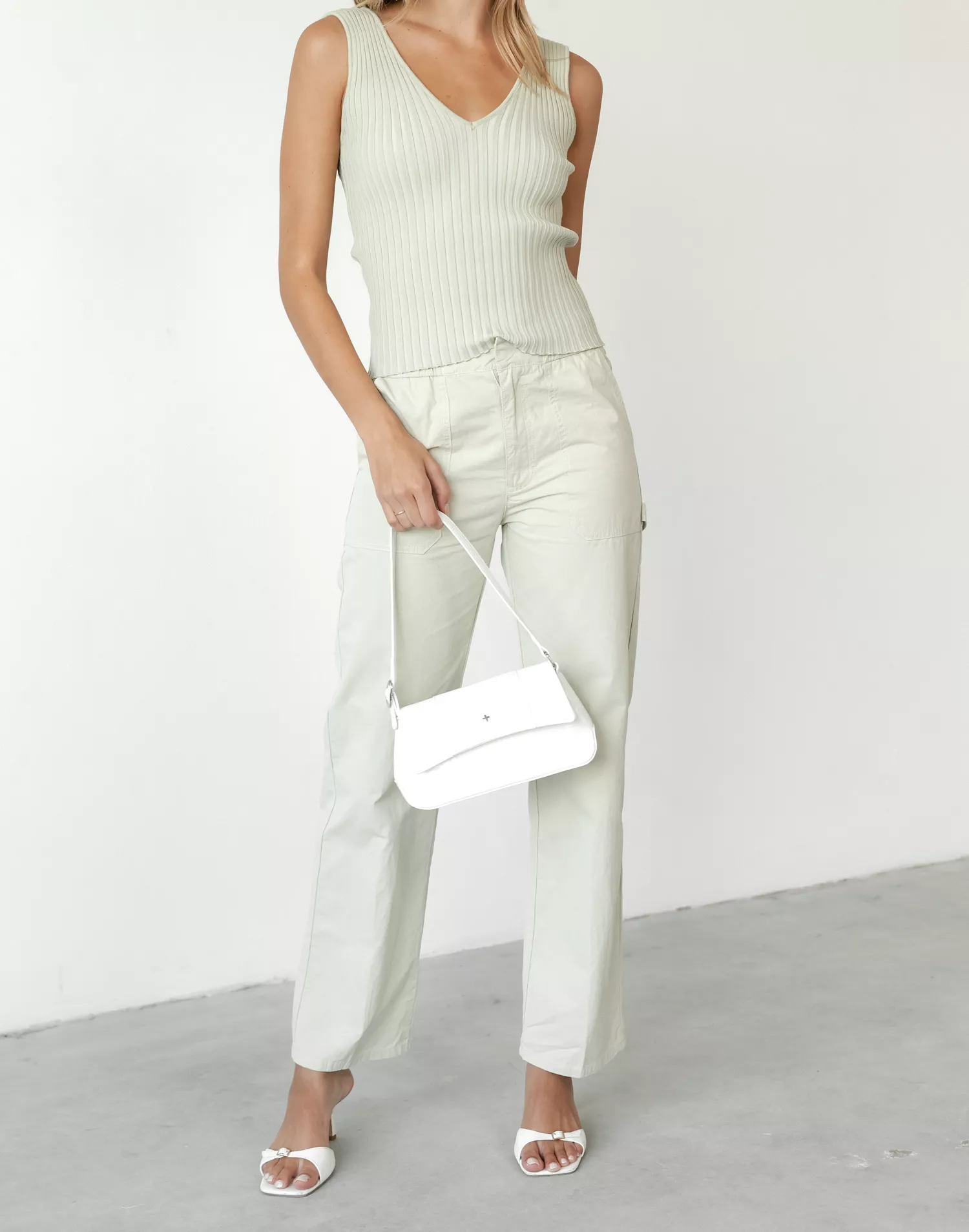 Fountain Tailored Pant (Beige) - By Lioness