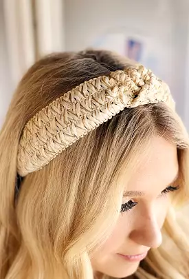 Fun in the Sun Headband in Beige