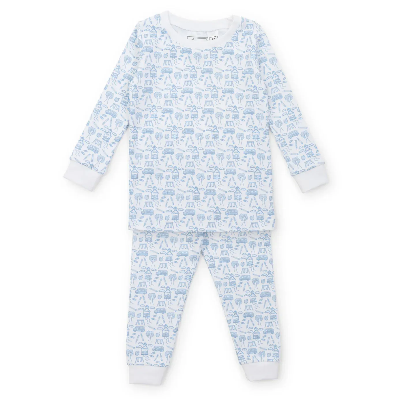 Grayson Boys' Pajama Pant Set - School Days Blue