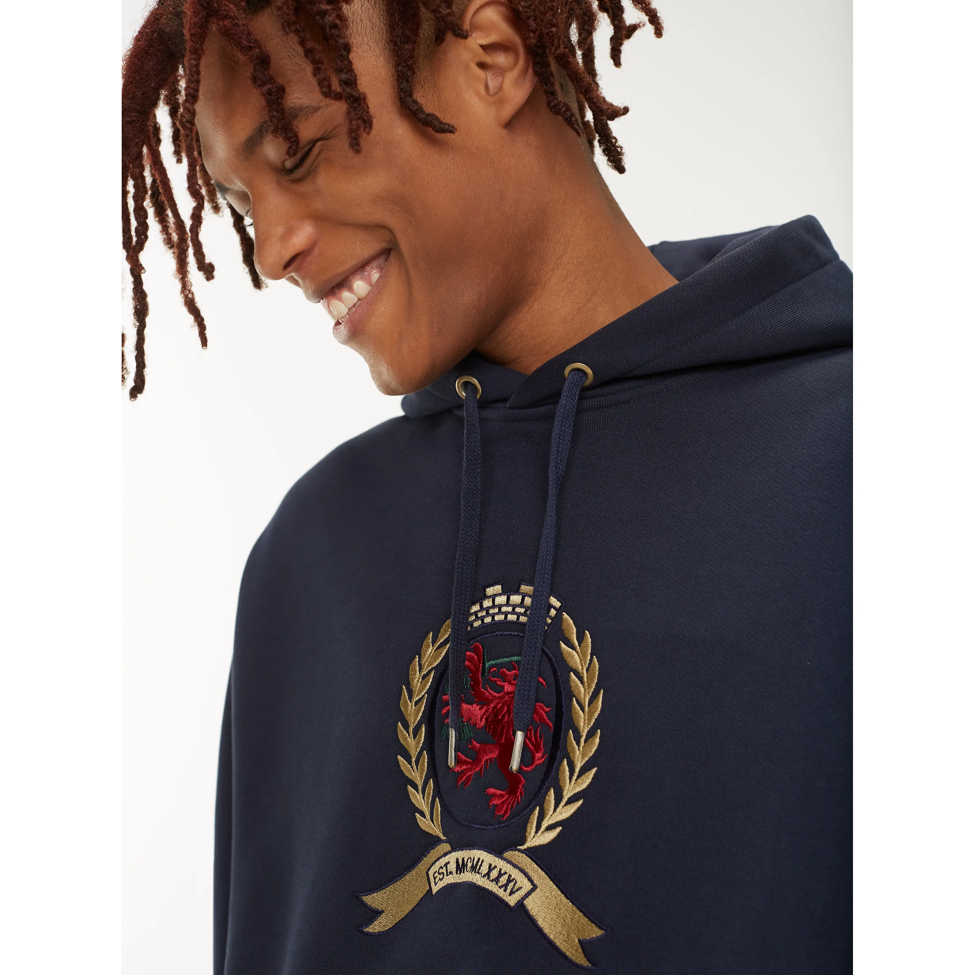 Green Repeat Crest Logo Hoody | Sweatshirts & Hoodies | Tommy Hilfiger