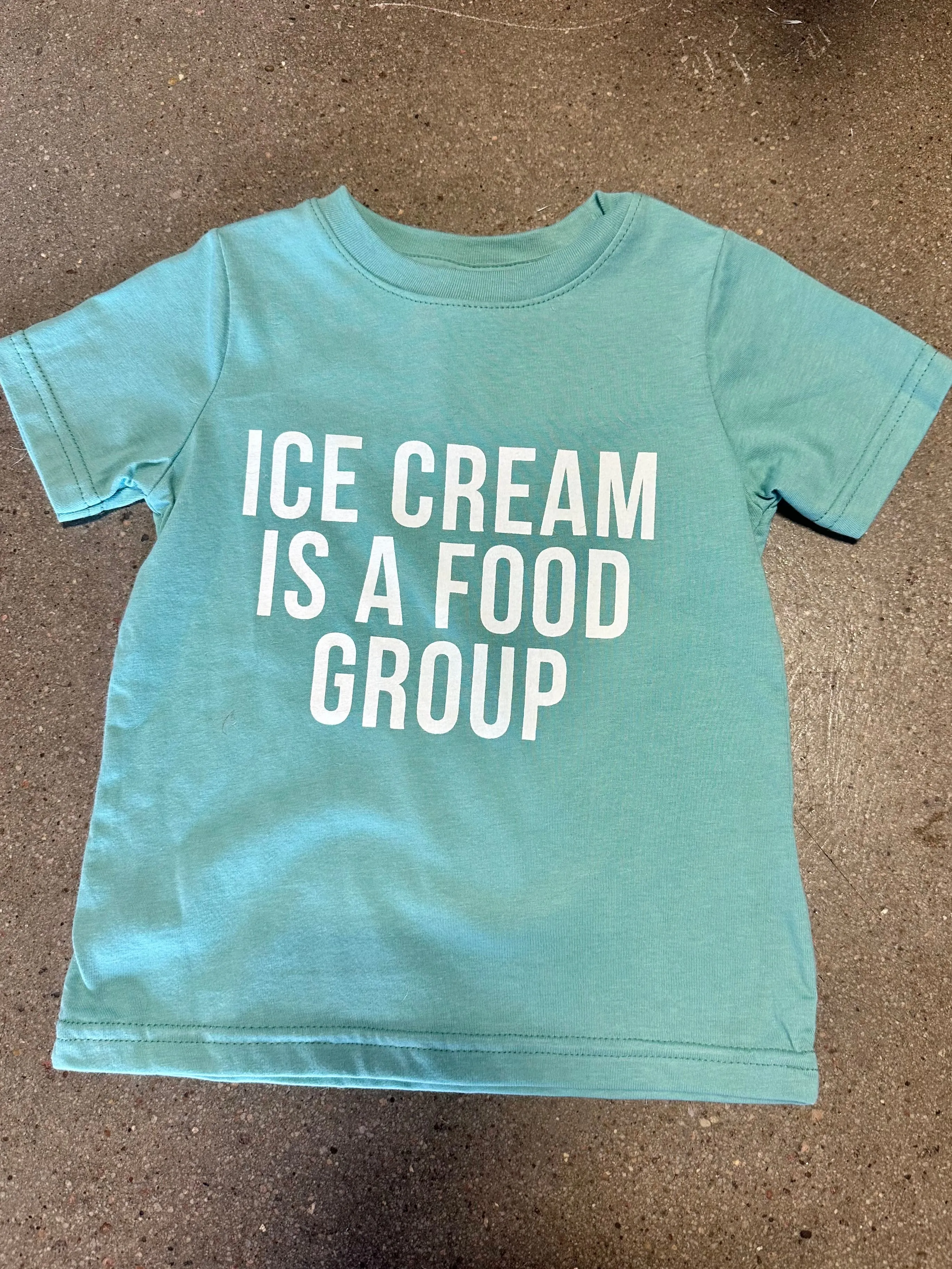 HAPPY KIDS CO ICE CREAM FOOD GROUP TEE | SUNSET OR SALTWATER