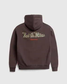 Highsnobiety – Not in Milan Hoodie Brown | Highsnobiety Shop